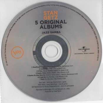 5CD/Caja Stan Getz: 5 Original Albums, Vol. 2