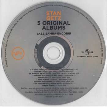 5CD/Caja Stan Getz: 5 Original Albums, Vol. 2