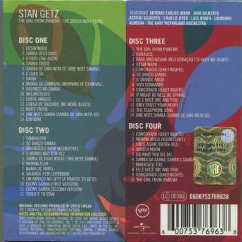 4CD Stan Getz: The Girl From Ipanema - The Bossa Nova Years