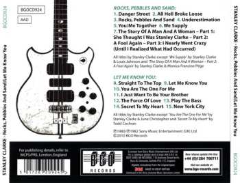 CD Stanley Clarke: Rocks, Pebbles And Sand / Let Me Know You