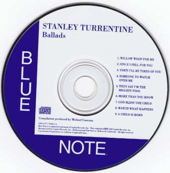 CD Stanley Turrentine: Ballads