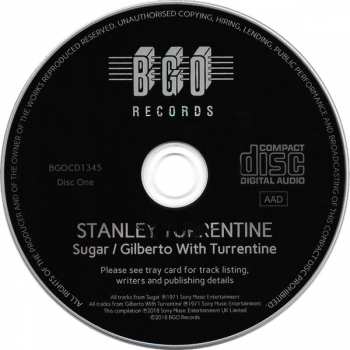 2CD Stanley Turrentine: Sugar / Gilberto With Turrentine / Salt Song