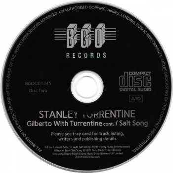 2CD Stanley Turrentine: Sugar / Gilberto With Turrentine / Salt Song