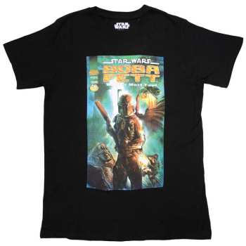 Mercancía Star Wars: Star Wars Unisex T-shirt: Boba Fett Comic Cover (x-large) XL