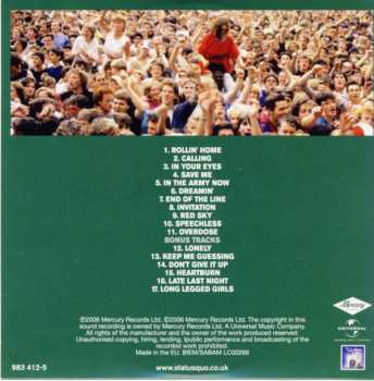 5CD/Caja Status Quo: 5 Original Albums