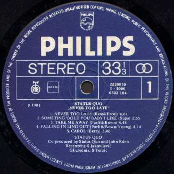 LP Status Quo: Never Too Late