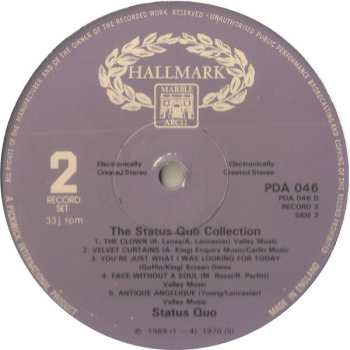 2LP Status Quo: The Status Quo Collection