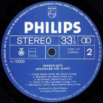 LP Status Quo: Whatever You Want