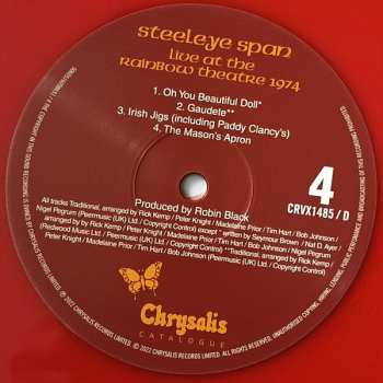 2LP Steeleye Span: Live At The Rainbow Theatre 1974 CLR | LTD