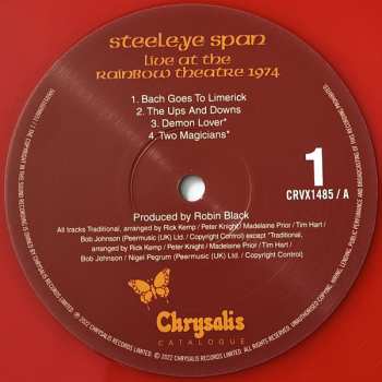 2LP Steeleye Span: Live At The Rainbow Theatre 1974 CLR | LTD