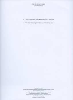 LP Stefan Christensen: Cheap Things