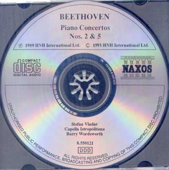 CD Barry Wordsworth: Piano Concertos Nos. 2 And 5 'Emperor'