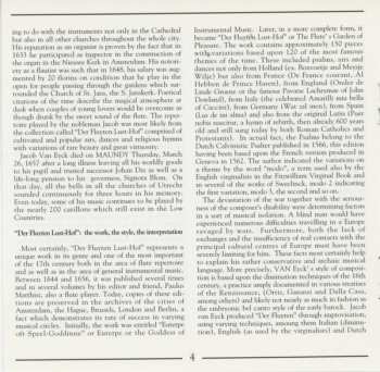 CD Stefano Bet: Jacob Van Eyck: Der Fluyten Lust-Hof