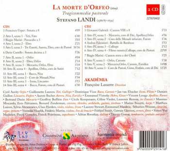 2CD Guillemette Laurens: La Morte D'Orfeo