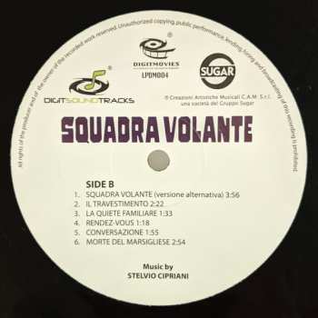 LP Stelvio Cipriani: Squadra Volante (Original Motion Picture Soundtrack In Full Stereo) LTD