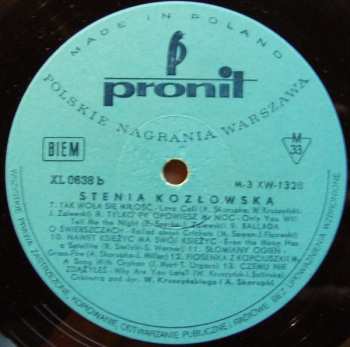 LP Stenia Kozłowska: Daj Mi Świat...
