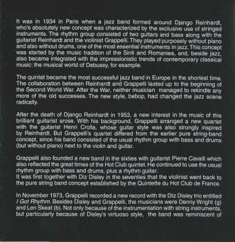 CD Stéphane Grappelli: Live At Corby Festival Hall, May, 1975