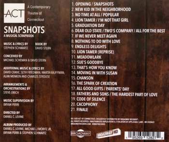 CD Stephen Schwartz: Stephen Schwartz's Snapshots: A Musical Scrapbook
