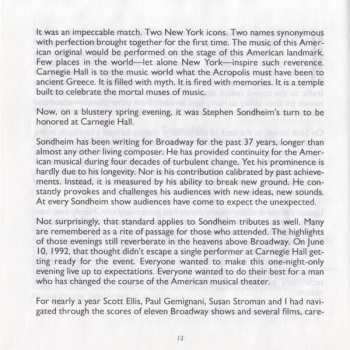 2CD Stephen Sondheim: A Celebration At Carnegie Hall