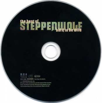 CD Steppenwolf: Born To Be Wild (The Best Of Steppenwolf)