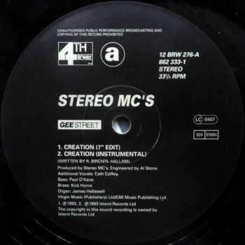 LP Stereo MC's: Creation