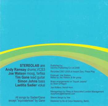 CD Stereolab: Not Music