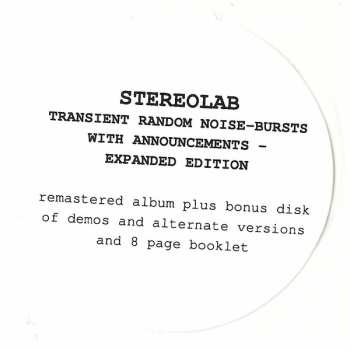 2CD Stereolab: Transient Random-Noise Bursts With Announcements