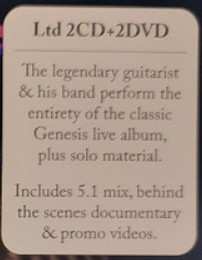 2CD/2DVD Steve Hackett: Genesis Revisited Live: Seconds Out & More LTD