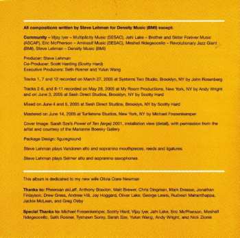 CD Steve Lehman: Demian As Posthuman
