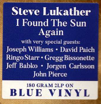2LP Steve Lukather: I Found The Sun Again CLR