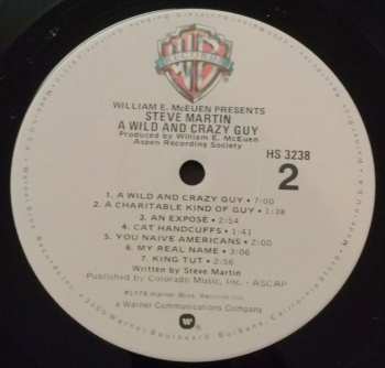 LP Steve Martin: A Wild And Crazy Guy