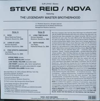LP Steve Reid: Nova LTD