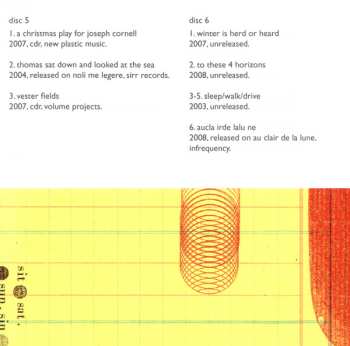 7CD/Caja Steve Roden: A Thousand Breathing Forms (2003-2008)