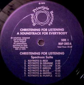 LP Steven Halpern: Christening For Listening