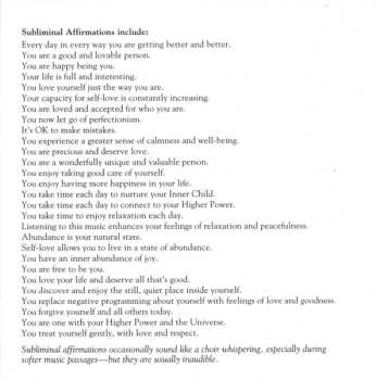 CD Steven Halpern: Enhancing Self-Esteem