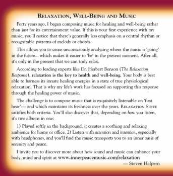 CD Steven Halpern: Relaxation Suite