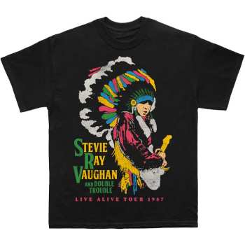 Mercancía Stevie Ray Vaughan & Double Trouble: Stevie Ray Vaughan Unisex T-shirt: Double Trouble (small) S