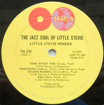 LP Stevie Wonder: The Jazz Soul Of Little Stevie CLR