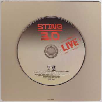 CD/Blu-ray Sting: 3.0 Live (Japanese Tour Edition)