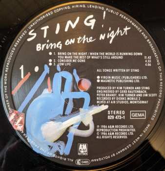 2LP Sting: Bring On The Night