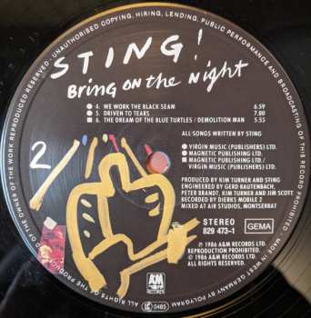 2LP Sting: Bring On The Night