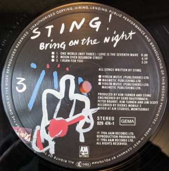 2LP Sting: Bring On The Night