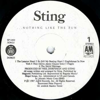 LP Sting: ...Nothing Like The Sun