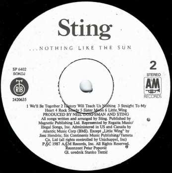 LP Sting: ...Nothing Like The Sun