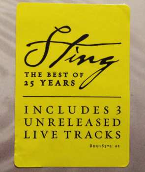 2LP Sting: The Best Of 25 Years LTD