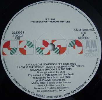 LP Sting: The Dream Of The Blue Turtles