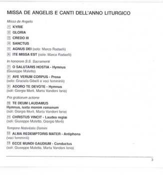 CD Stirps Iesse: Missa De Angelis (E Canti Dell' Anno Liturgico)