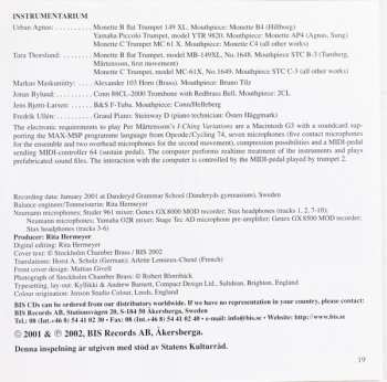 CD Stockholm Chamber Brass: Now