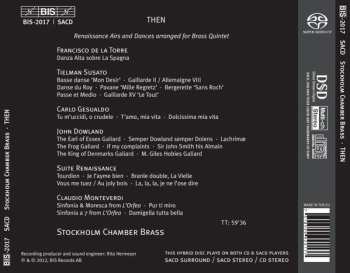 SACD Stockholm Chamber Brass: THEN - Renaissance Airs And Dances Arranged For Brass Quintet