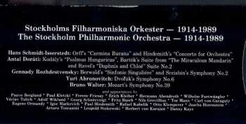 8CD Stockholms Filharmoniska Orkester: Stockholms Filharmoniska Orkester 75 År - 1914 - 1989 = Stockholm Philharmonic Orchestra 75 Years - 1914-19891989